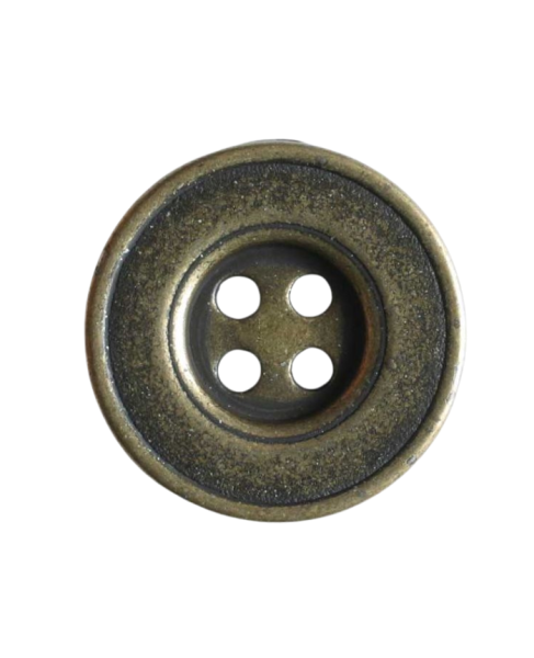 Metallknopf 18mm altmessing