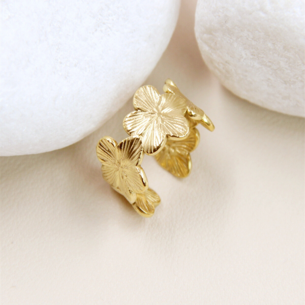 Ring Blumenkranz gold