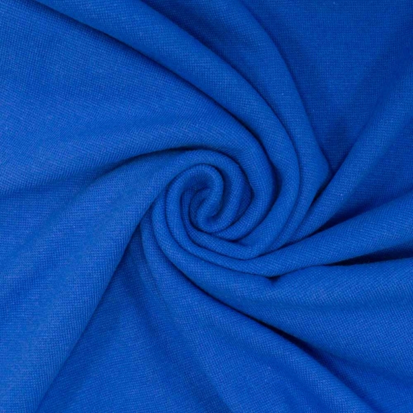 50cm Zuschnitt Feinstrick Bündchen royalblau