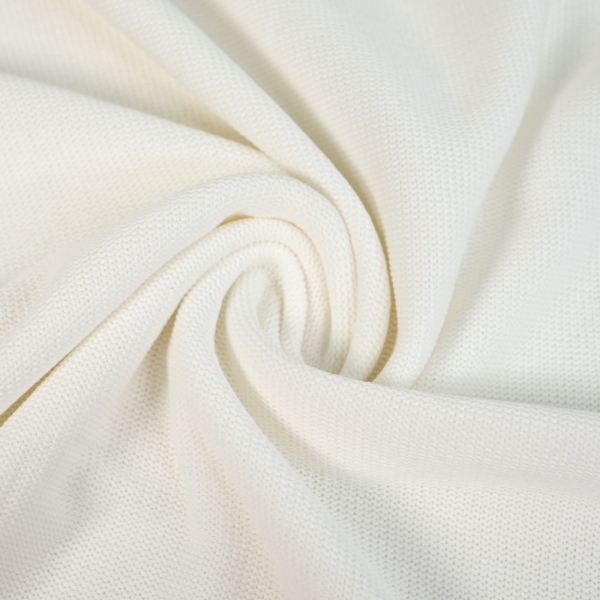 Baumwoll Feinstrick Premium ecru
