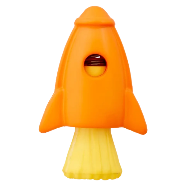 Kordelstopper Rakete 28mm orange gelb