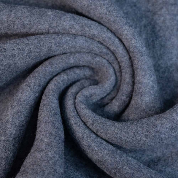 Woll Walkloden Wanda meliert denim