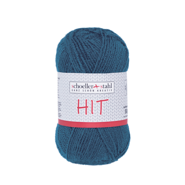 Schoeller + Stahl HIT Strickwolle blaupetrol