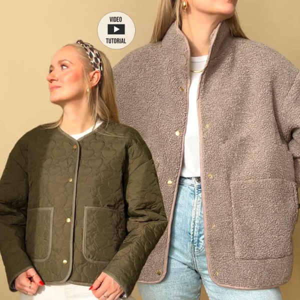 Schnittmuster sewingmachina oversized-Jacke Jakob