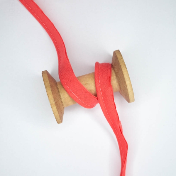 Baumwoll Paspelband Deluxe coral