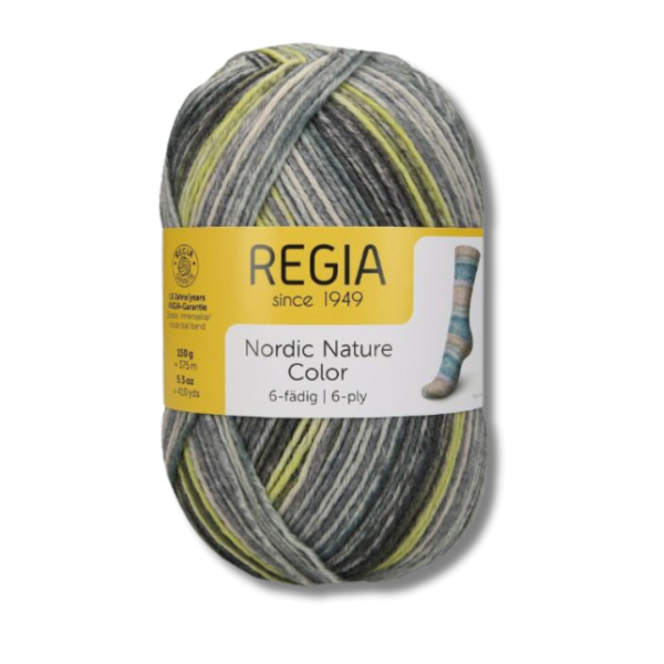 Regia 150gr Sockenwolle 6-fädig Nordic Nature Color 6107