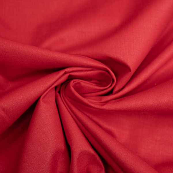 Baumwollwebware Fahnentuch 280cm Breite rot