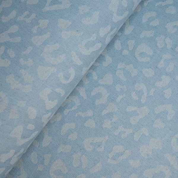 Jeansstoff Denim Leo jeansblau