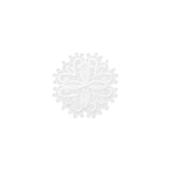 Applikation Häkel Ornament rund