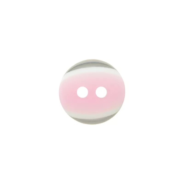 Polyesterknopf 12mm rosa