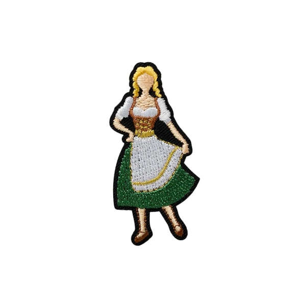 Applikation Frau mit Dirndl