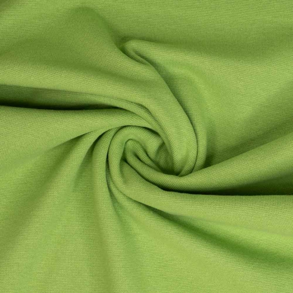 50cm Zuschnitt Feinstrick Bündchen lime