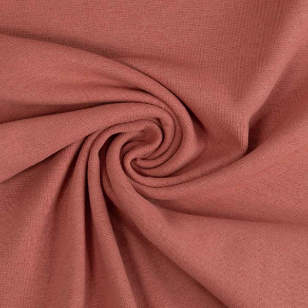 50cm Zuschnitt Feinstrick Bündchen altrosa