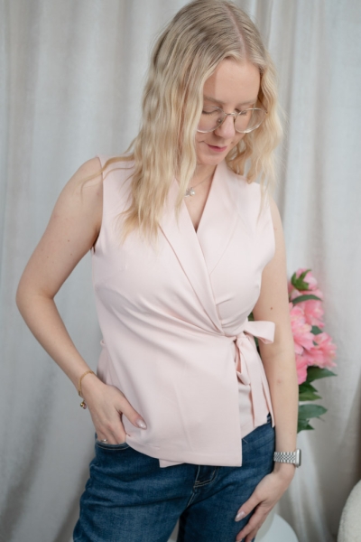 Anzugweste Blazerweste Alea pastellrosa