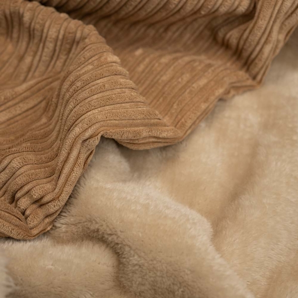 Breitcord Fleece camel-beige
