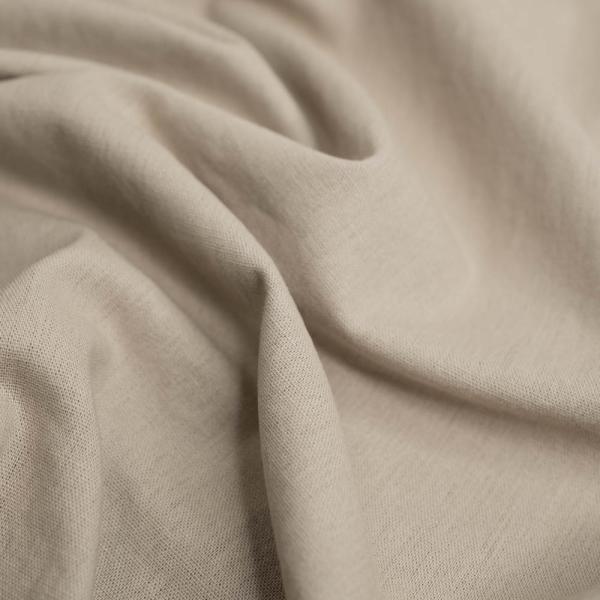 Leinen Baumwolle hellbeige