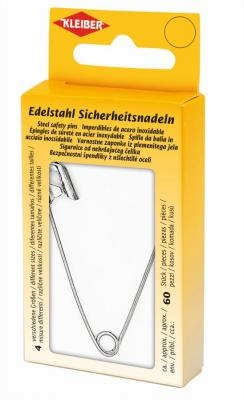 Kleiber 60 Stk Edelstahl-Sicherheitsnadeln