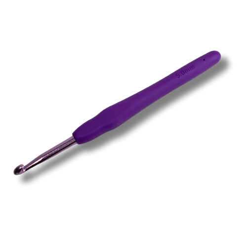 EvLis Häkelnadel ergonomisch 5mm lila