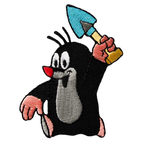 Applikation Der kleine Maulwurf Pauli mit Schaufel