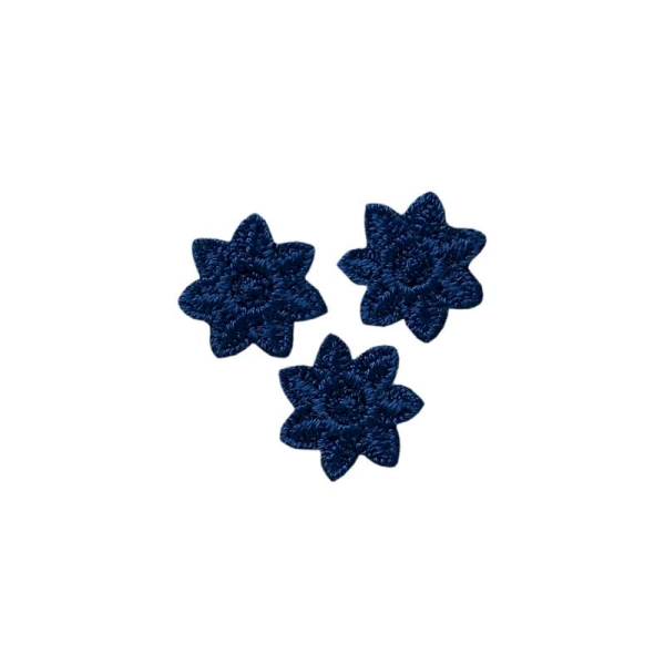 Applikation 3 Sternchen blau