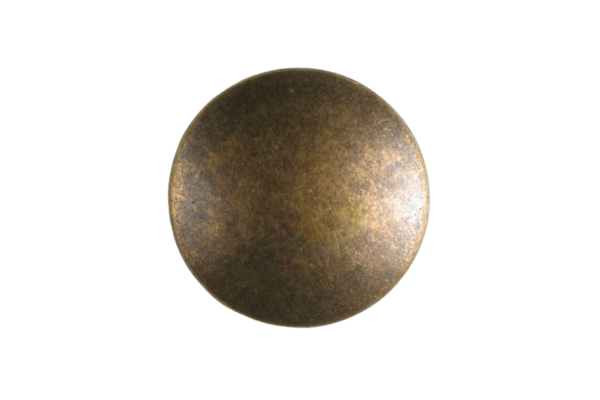 Metallknopf gewölbt 23mm altmessing