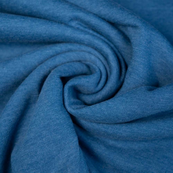 Heavy Jogging Sweat meliert jeansblau