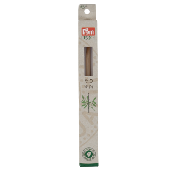 Prym Wollhäkelnadel 1530, Bambus in Stärke 5mm