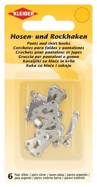 Kleiber Hosen- und Rockhaken silber