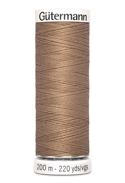 Garn Gütermann Allesnäher 200m beige dunkel Nr. 139
