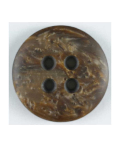Modeknopf gemustert 25mm braun