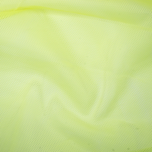 Netzstoff Grob elastisch Neon gelb