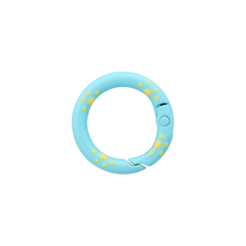 Prym Karabinerhaken Punkte 15mm hellblau