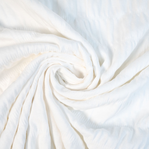 Baumwolljersey Smoked-Stripes weiß