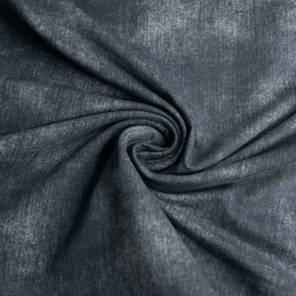 French Terry Sweat Jeans-Look denim