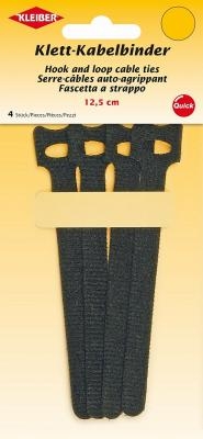 Kleiber Klettkabelbinder 12,5cm schwarz