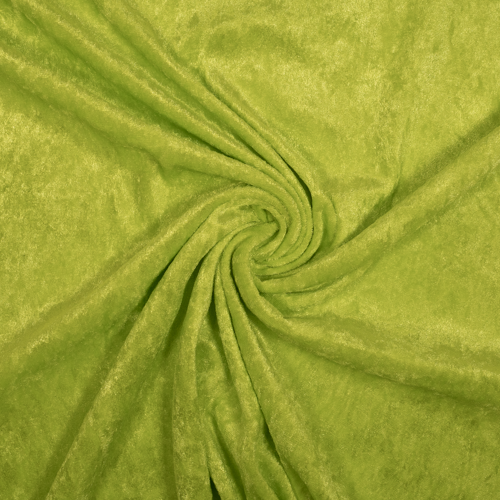 Pannesamt elastisch lime