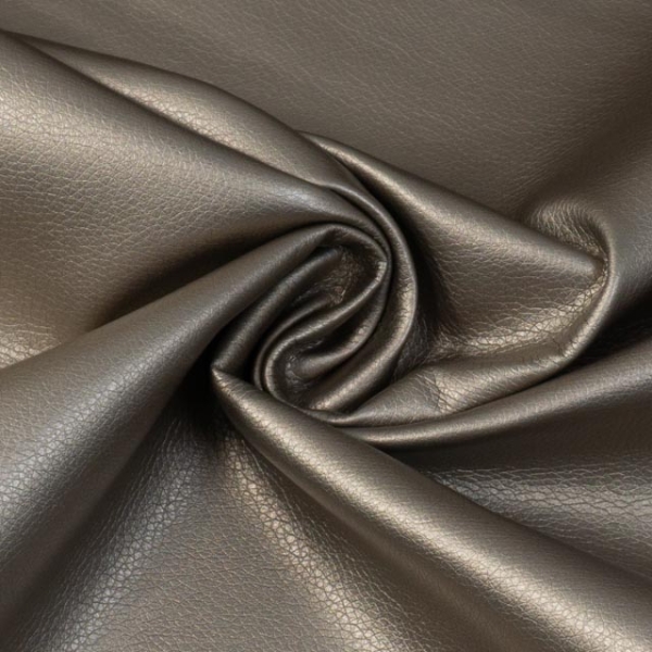 Metallic Soft Kunstleder taupe Deluxe