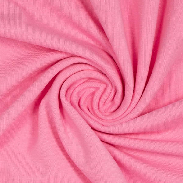 Baumwolljersey UNI Bea pink-rosa