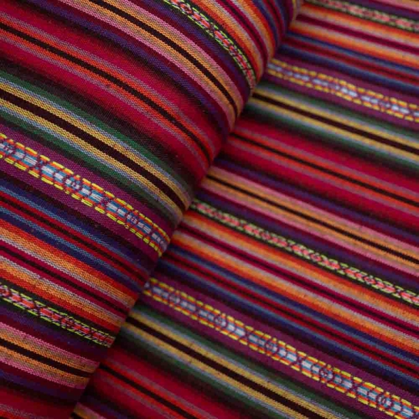 Webware Mexico Streifen bordeaux