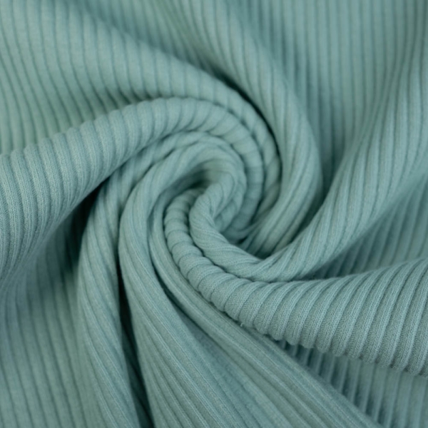 Grobstrick Bündchen salbei