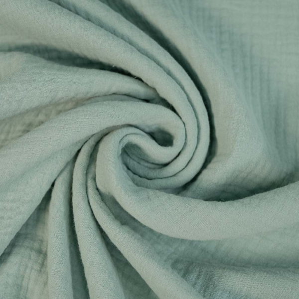 Musselin SCHWER Triple Gauze salbei