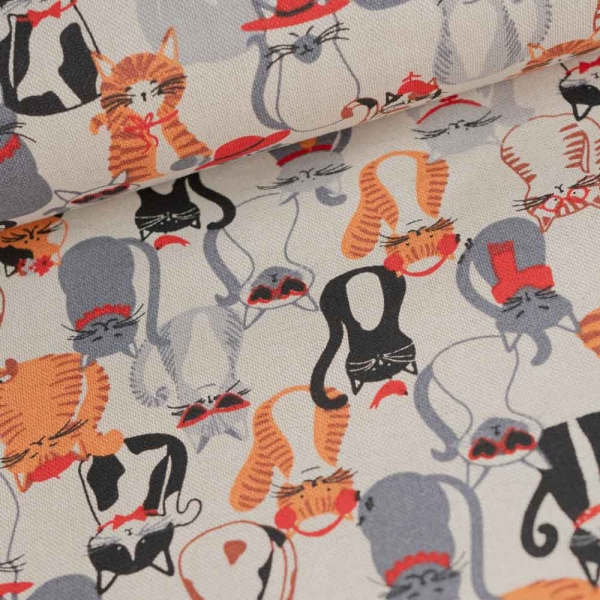 Canvas cool Cats natur