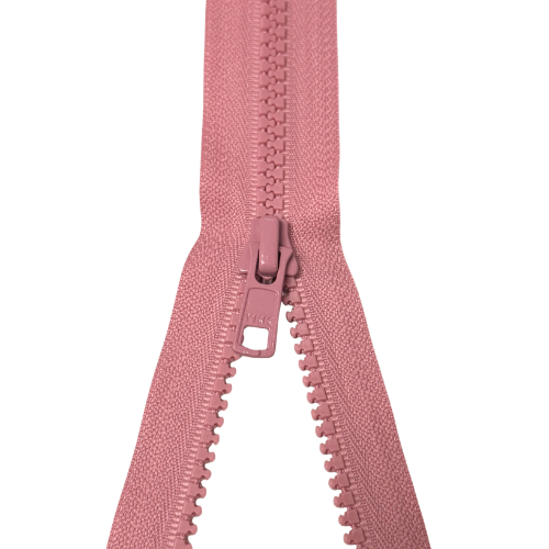 YKK teilbarer Reißverschluss Jacken Krampe altrosa