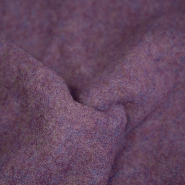 Merino Woll Fleece SUPERSOFT beere melange