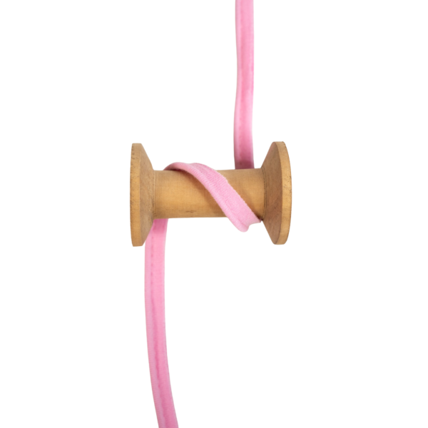 Jersey Paspelband rosa elastisch