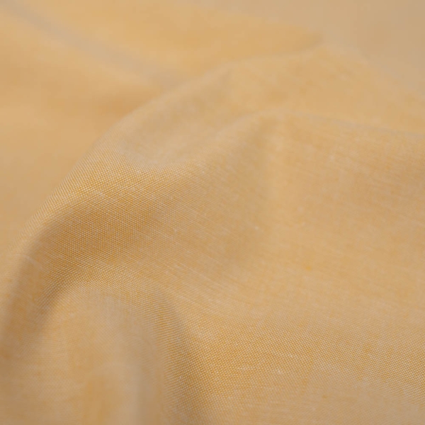 Baumwoll Popeline MELIERT senf