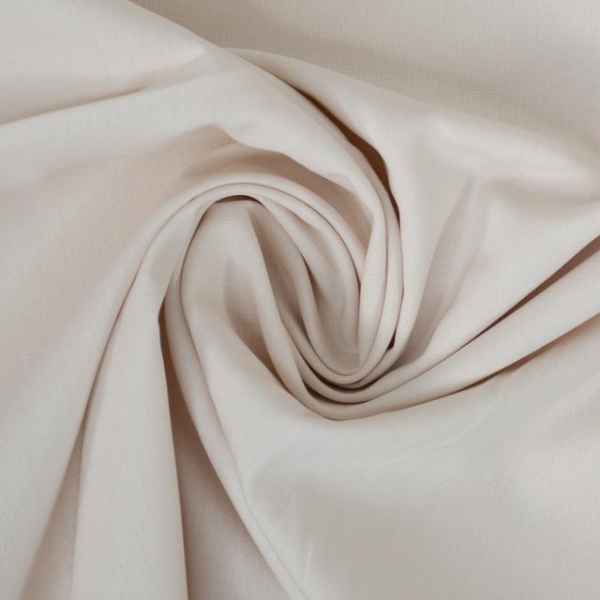 Edle Baumwollwebware pastellbeige
