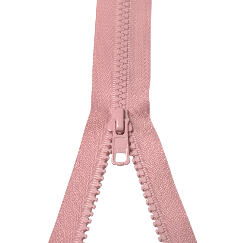 YKK teilbarer Reißverschluss Jacken Krampe rosa