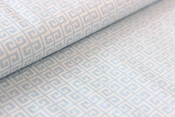 1,50m Reststück Gütermann Labyrinth Summer Loft blue