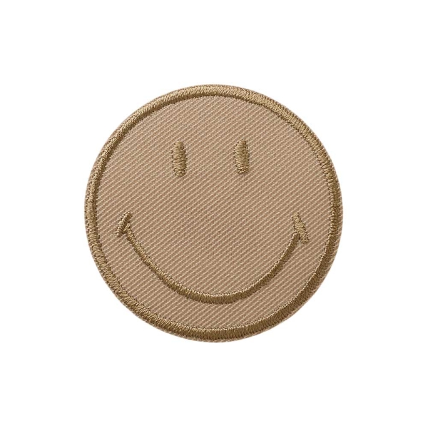 Applikation Smiley Braun